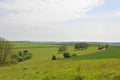 The South Downs countryside near Worthing, England Royalty Free Stock Photo