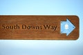 South Downs way sign