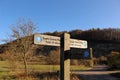 South Downs Way Signpost Royalty Free Stock Photo