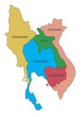 South east asia map