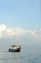 A South East Asian wooden fishing boat