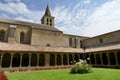 The south facade of the former Saint-Papoul cathedral seen from the cloister