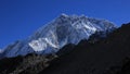 South face of Mount Nuptse 7861, view from Lobuche