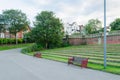 A South Facing View of the Terrace at South Marine Park, South Shields