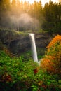 South Falls in Autumn, Silver Falls State Park, Oregon