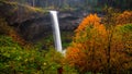 South Falls in Autumn, Silver Falls State Park, Oregon Royalty Free Stock Photo