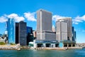 The South Ferry Terminal of the Staten Island Ferry seen from th