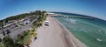 South Florida beach aerial Royalty Free Stock Photo