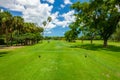 South Florida Golf Course Royalty Free Stock Photo