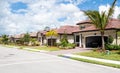 South Florida luxury golf community and neighborhood. Royalty Free Stock Photo