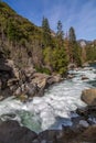 South Fork Kings river at Kings Canyon CA Royalty Free Stock Photo