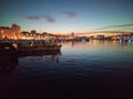 South france Marseille marina boat Royalty Free Stock Photo