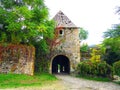 The south gates of the fortress Kastel which is directed towards the river of Vrbas