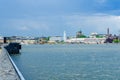 South harbor, SkyWheel, Russian Orthodox Uspenski Cathedral, in