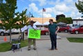 South Haven Blueberry Festival Legalize Marijuana sign