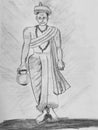 South Indian Brahmin sketch