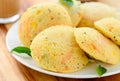 South Indian business breakfast-Rava idli and coffee