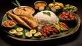 South Indian Meals Royalty Free Stock Photo