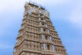 South Indian Temple Tower (Vimana) at Chamundi Hill, Mysore.