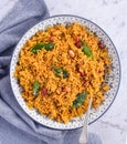 South Indian vegan glutenfree rice -pulihora