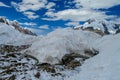 South Inilchek glacier Royalty Free Stock Photo