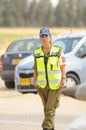 Israeli female soldier military police