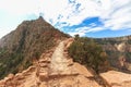 On the South Kaibab trail at the Grand Canyon