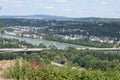 south of Koblenz with SÃÂ¼dbrÃÂ¼cke seen from Rittersturz