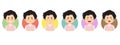 South Korea Avatar with Various Expression