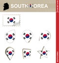 South Korea Flag Set, Flag Set #162