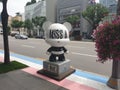 SOUTH KOREA, SEOUL - JUNE 30, 2019 : K-pop Statue Gangnam dols on the K-STAR Road in Gangnam District.
