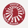 South Korea stamp.