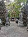 South korean buddhist temple statue