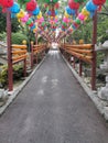 South korean buddhist temple statue