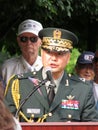 South Korean Defense Attache Speaking