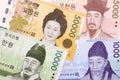 South korean money, a background
