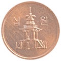 10 south korean won coin