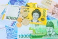 South Korean Won Currency. Royalty Free Stock Photo