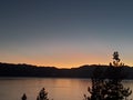 South Lake Tahoe Sunset Royalty Free Stock Photo