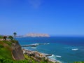 South of Lima bay and the Love Park Royalty Free Stock Photo