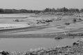 The South Luanga River landscape in Zambia Royalty Free Stock Photo