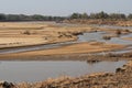 The South Luanga River landscape in Zambia Royalty Free Stock Photo