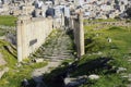 South main road in Jerash. Royalty Free Stock Photo