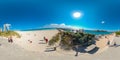 South Miami Beach Florida by pier and jetty 360 vr spherical photo