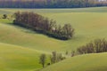 South Moravian fields, Czech Republic fields, moravian hills Royalty Free Stock Photo