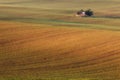 South Moravian fields, Czech Republic fields, moravian hills Royalty Free Stock Photo