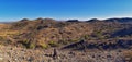 South Mountain Park and Preserve, Pima Canyon Hiking Trail, Phoenix, Southern Arizona desert. Royalty Free Stock Photo