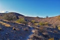 South Mountain Park and Preserve, Pima Canyon Hiking Trail, Phoenix, Southern Arizona desert. Royalty Free Stock Photo