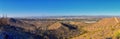 South Mountain Park and Preserve Views from Pima Canyon Hiking Trail, Phoenix, Southern Arizona desert. Royalty Free Stock Photo