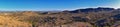 South Mountain Park and Preserve Views from Pima Canyon Hiking Trail, Phoenix, Southern Arizona desert. Royalty Free Stock Photo